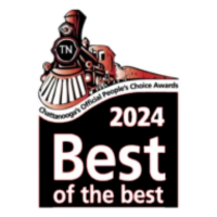 Best_of_Best_Chattanooga_2024 A graphic of a red train engine with "TN" on the front and text reading “Chattanooga’s Official People’s Choice Awards 2024 Best of the Best,” celebrating our firm’s local recognition.